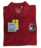 RED T SHIRT WITH ABU DHABI POLICE LOGO