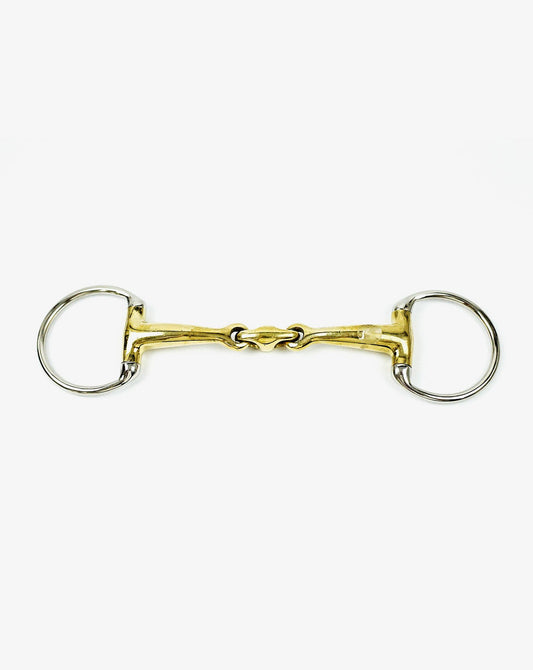3 Piece Eggbutt Snaffle With Argentan Coating